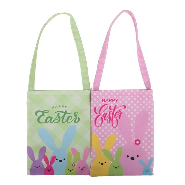 Assorted Canvas Easter Tote Bag - 15cm x 20cm - Image 2