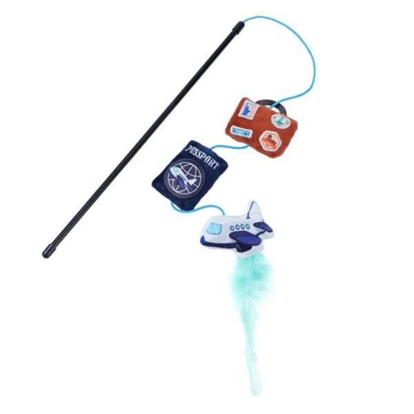Assorted Cara Cat Tease N Dangle Wand - 33cm x 7cm x 4cm - Image 2