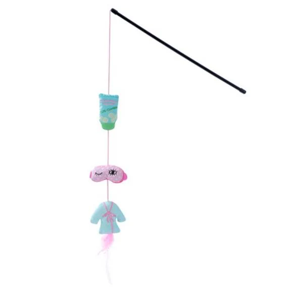 Assorted Cara Cat Tease N Dangle Wand - 33cm x 7cm x 4cm - Image 6