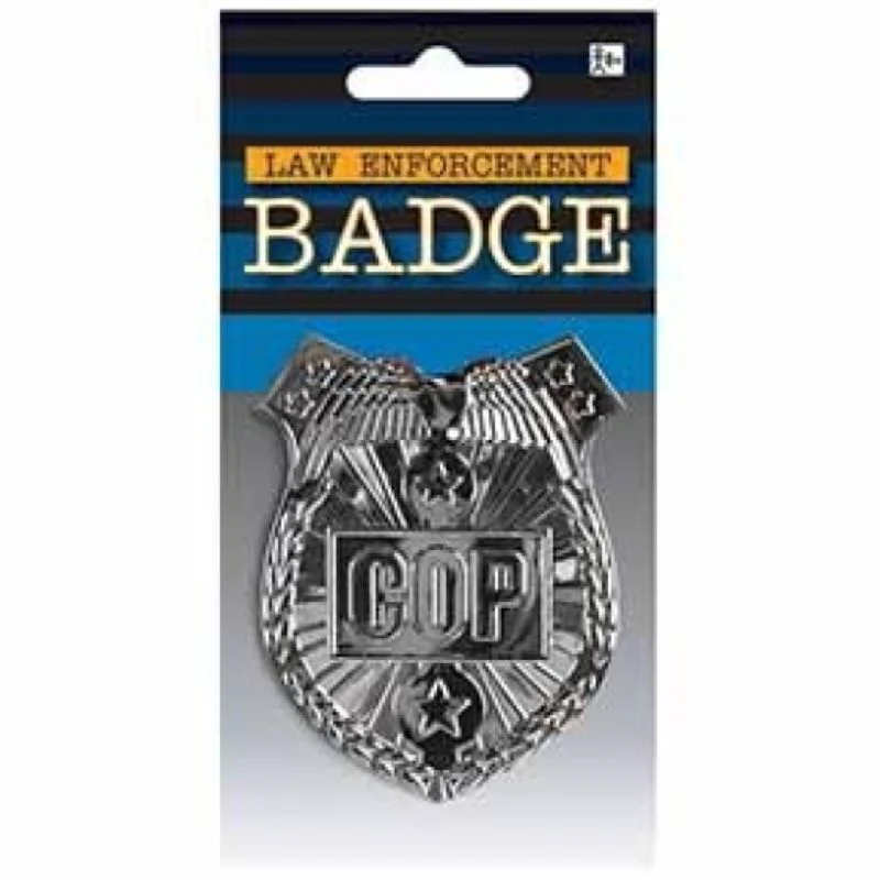 Careers Police Badge - Child Size 8+ 14.6cm x 7.6cm