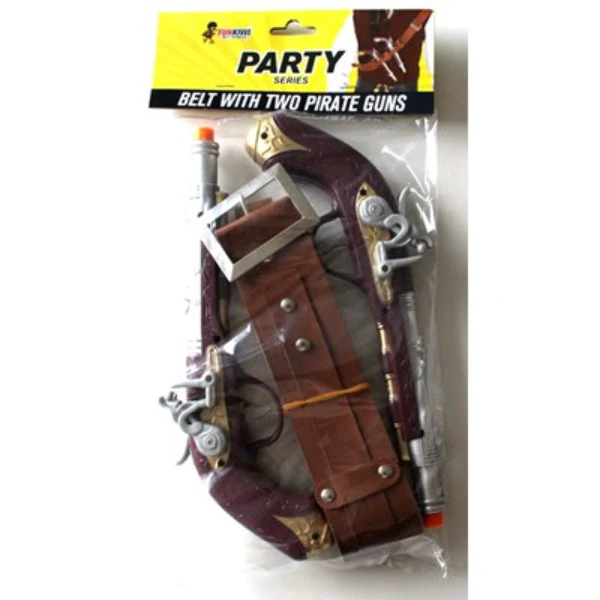 Cartridge Belt With Two Pirate Guns