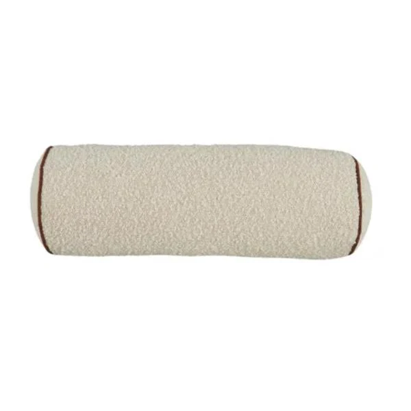 Ivory Cate Boucle Cushion - 18cm x 50cm