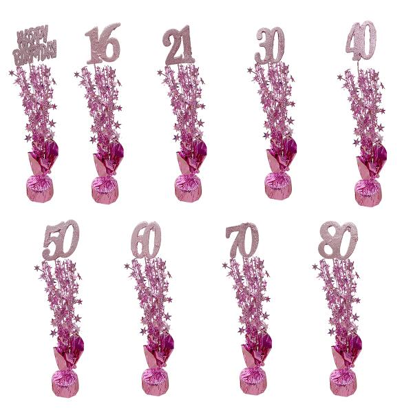 Centrepiece - Pink - HappyBirthday - Image 3