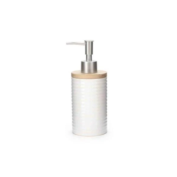 Ceramic Soap Dispenser - 7cm x 7cm x 18.5cm