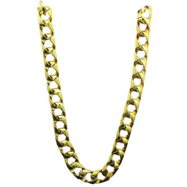 Gold Chain Necklace Rapper