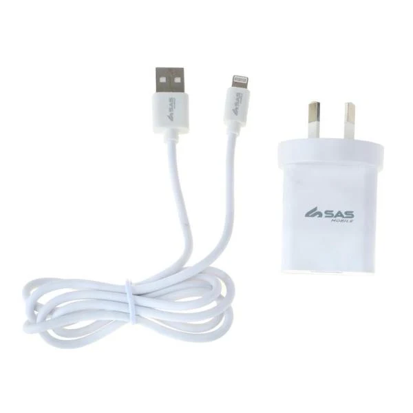 USB-A 8 Pin Wall Charger - 100cm - Image 4