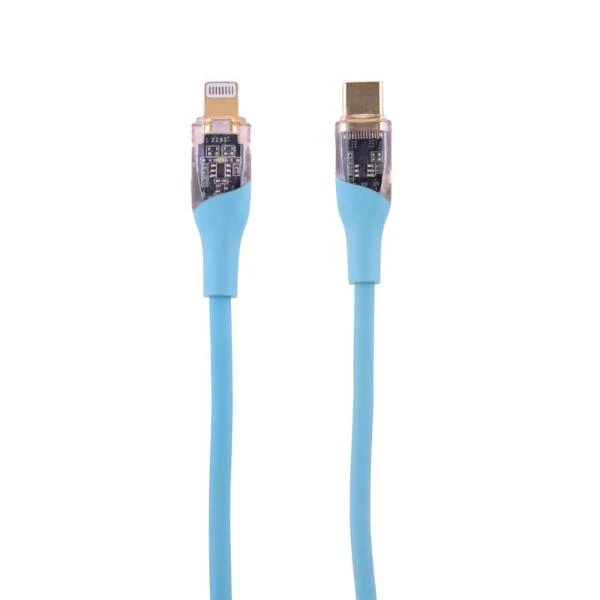 Assorted Charge & Sync USB C To 8 Pin PVC Cable - 100cm - Image 4