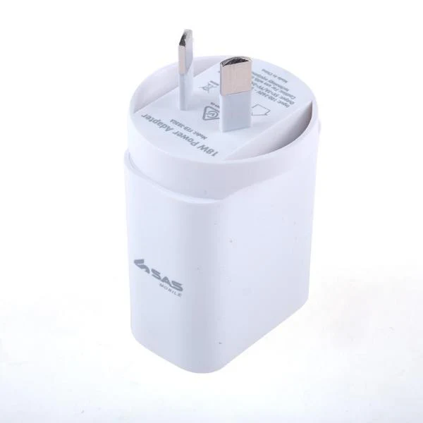 18W White 1 Port USB A Wall Charger - Image 4