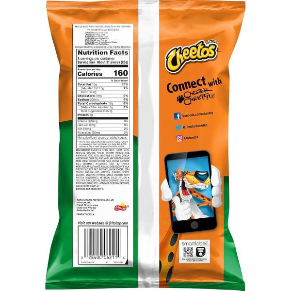 Cheddar Jalapeno Crunchy Cheetos - 226g - Image 2