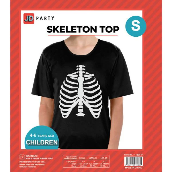 Children Skeleton Tshirt (Small) - Image 2