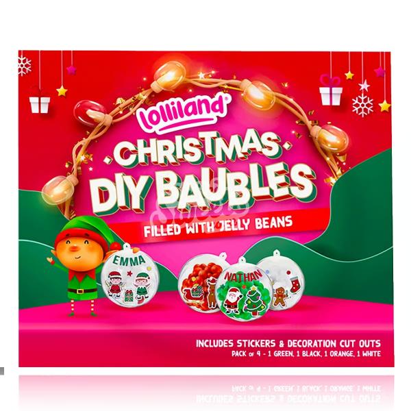 4 Pack DIY Bauble Kit With Jelly Beans - Image 3