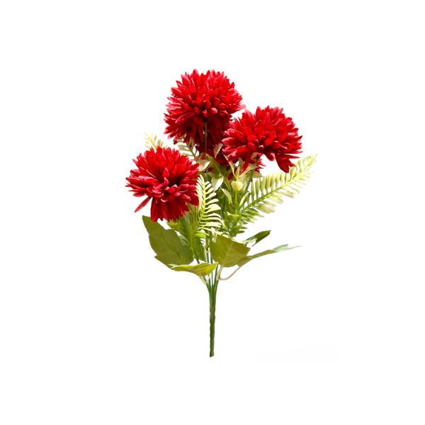 5 Head Chrysanthemum Bouquet - 32cm - Image 2
