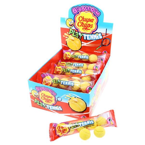 Chupa Chups Bubble Gum Play Tennis - 360g - Image 4