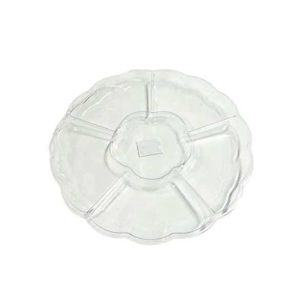 Clear Round Divider Platter - Image 3