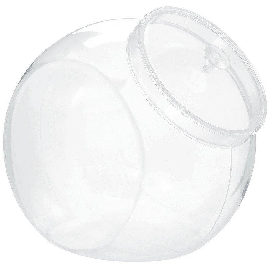 Clear Plastic Container with Lid - 2.3L