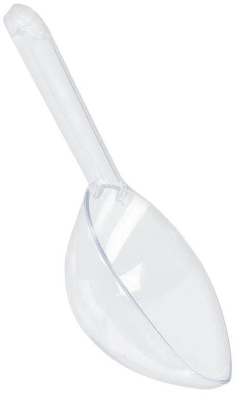 Clear Plastic Scoop
