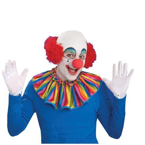 Clown Bald Cap Wig With Red Hair