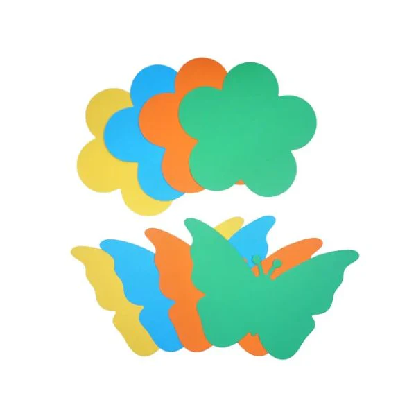 8 Pack Colourful Paper Cut Outs - Image 5