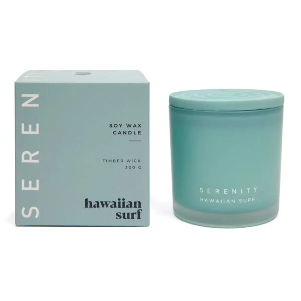 Coloured Frost Hawaiian Surf Candle - 300g