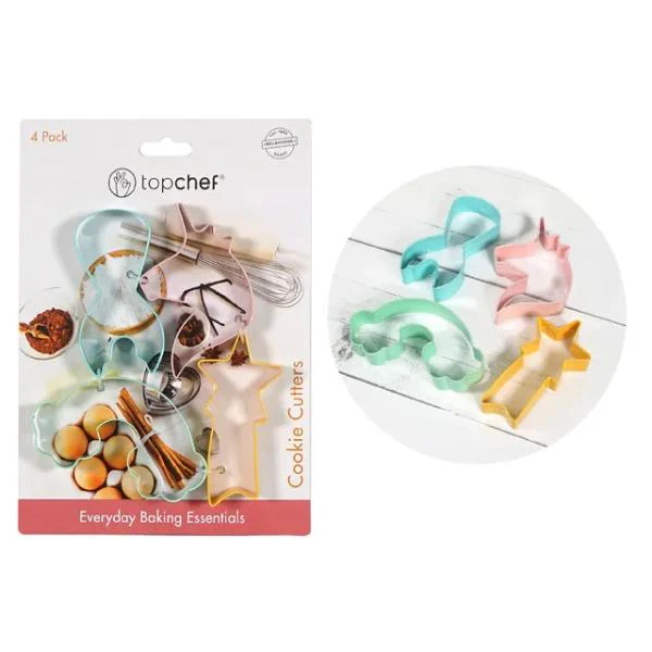 4 Pack Magical Cookie Cutters