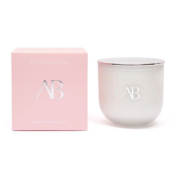 Marshmallow Rose Candle - 340g