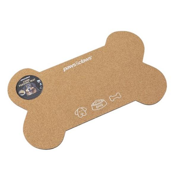 Cork Anti Slip Base Feeding Mat Bone - 55cm x 33cm x 0.4cm - Image 6