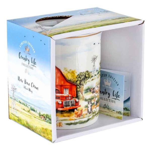 Red Truck Country Life Mug - 360ml - Image 2
