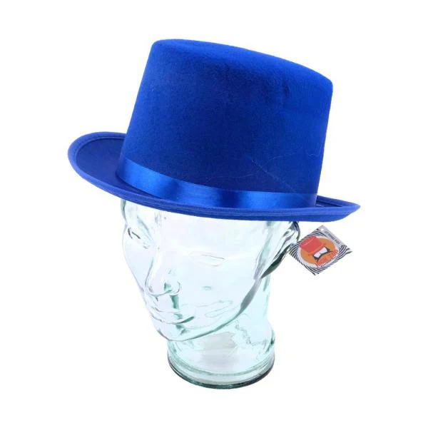 Premium High Top Flocked With Ribbon Children Craft Hat - 31cm x 26.5cm x 12.5cm - Image 2