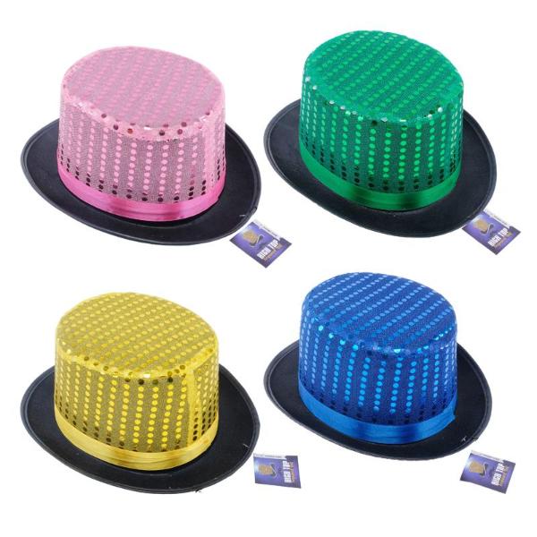 Premium High Top Sequin Children Craft Hat - 31cm x 26cm x 12cm - Image 3