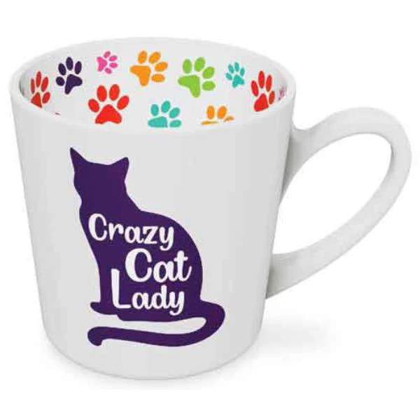 Crazy Cat Lady Beautiful On The Inside Mug - 420ml