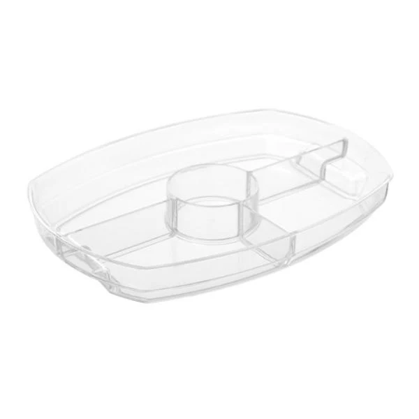 Crystal Chilled Serving Platter With Lid - 38cm x 28cm x 12cm - Image 6
