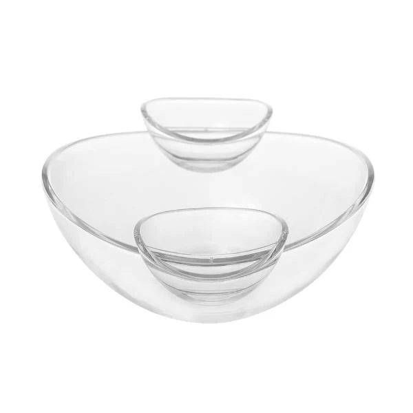 3 Pack Lemon & Lime Crystal Chip Dip Serving Bowls - Image 4