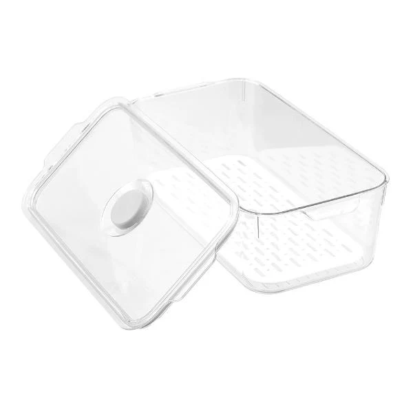 Boxsweden Rectangle Crystal Clear Fresh Green Saver Fresh Storer Container - 4L - Image 4