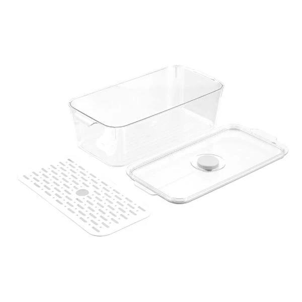 Boxsweden Rectangle Crystal Clear Fresh Green Saver Fresh Storer Container - 4L - Image 5
