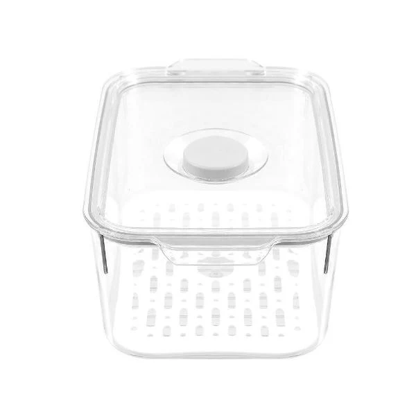Boxsweden Rectangle Crystal Clear Fresh Green Saver Fresh Storer Container - 2.4L - Image 6