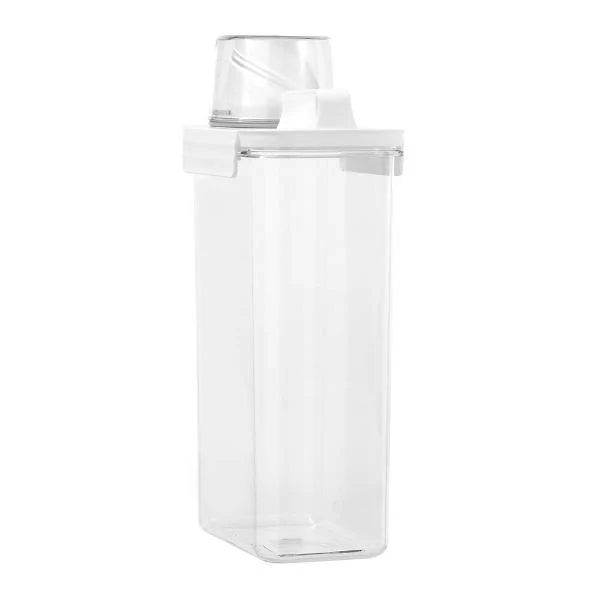 Boxsweden Crystal Clear Keep Fresh Dispensing Container With Measuring Cup - 2.3L - Image 6