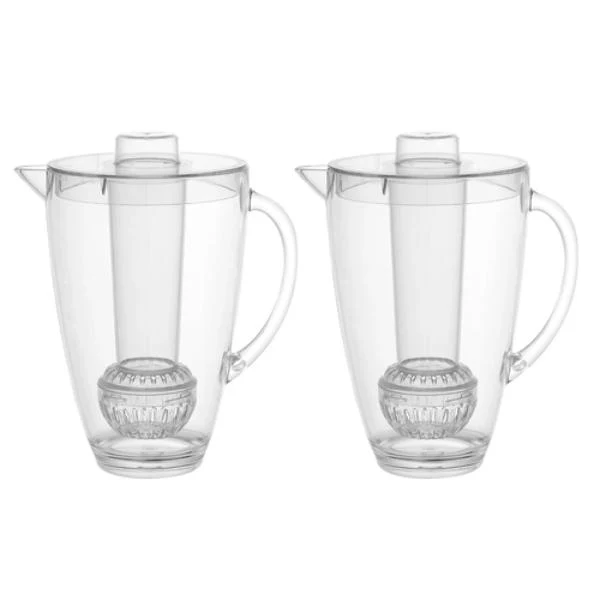 2 In 1 Lemon & Lime Crystal Chilled Pitcher - 2.8L - Image 6