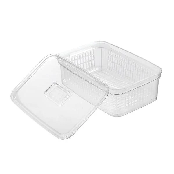 Boxsweden Crystal Clear Vegetable Storer Fridge Container - 4.7L - Image 2