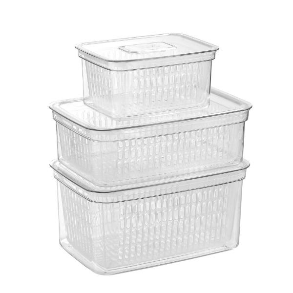 Boxsweden Crystal Clear Vegetable Storer Fridge Container - 4.7L - Image 5