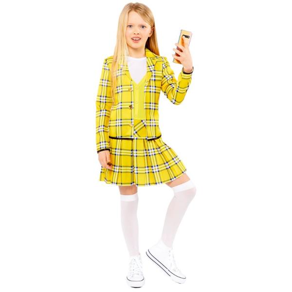 Clueless Girls Costume - 6 - 8 Years
