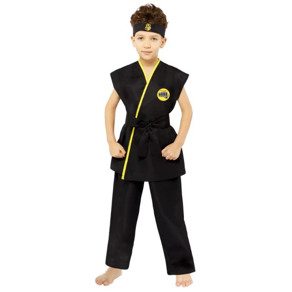 Kids Cobra Kai Gi Costume - 4 - 6 Years
