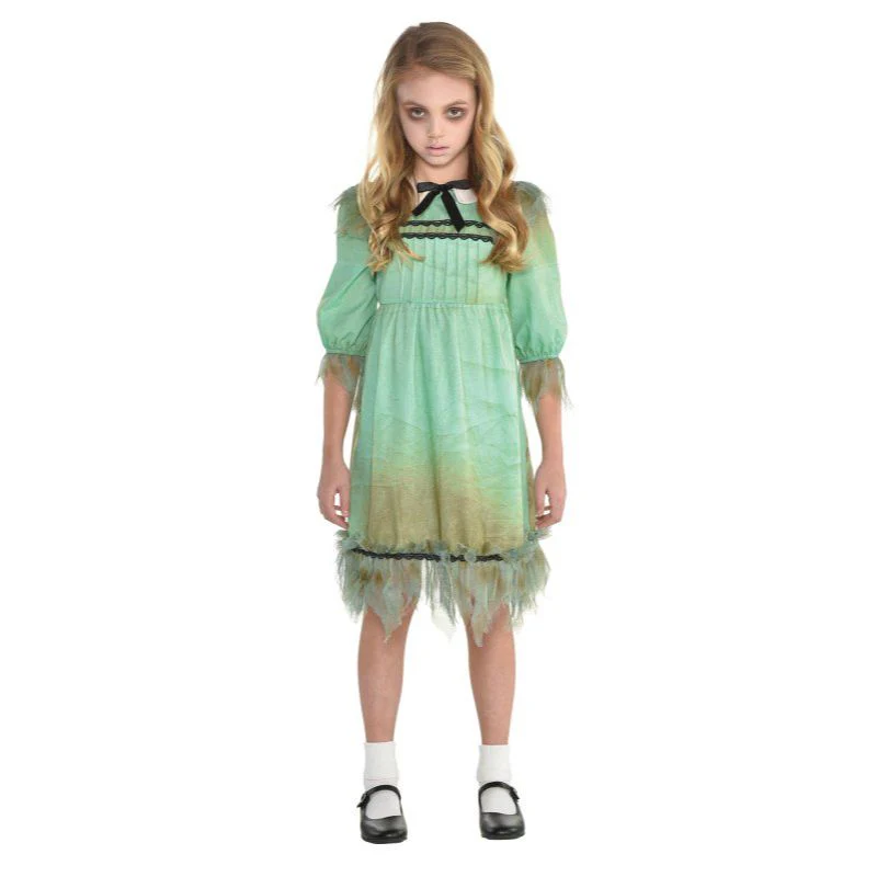 Creepy Girl Costume - Size 6-8 Years