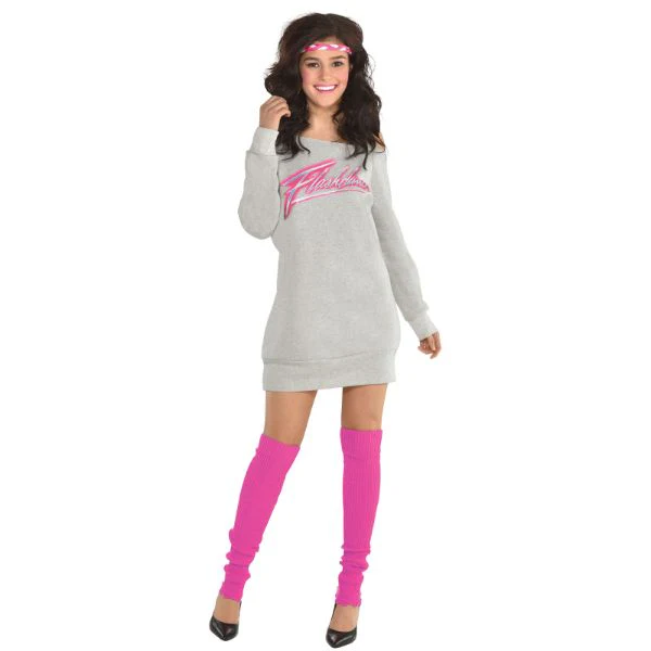 Women Flashdance Costume - Size 14 - 16