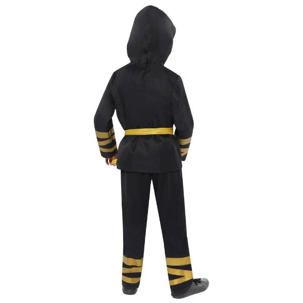 Gold Ninja Kids Costume - 8 - 10 Years - Image 6