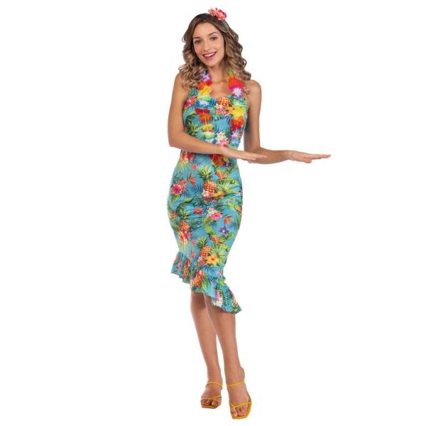 Blue Hawaii Dress Womens Costume - Size 8 - 10