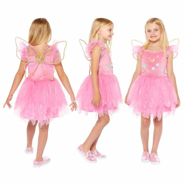 Pink Fairy Girls Costume - 6 - 8 Years - Image 4