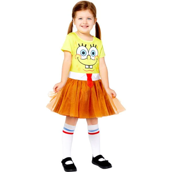 Spongebob Girl Costume - 4 - 6 Years