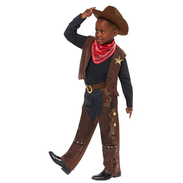 Western Cowboy Kids Costume - 10 - 12 Years - Image 2