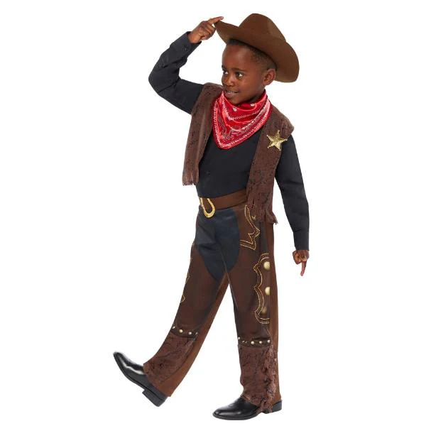Western Cowboy Kids Costume - 3 - 4 Years - Image 2