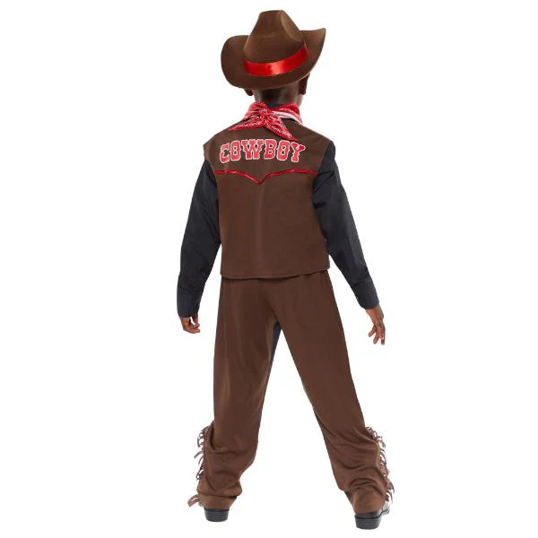 Western Cowboy Kids Costume - 4 - 6 Years - Image 3
